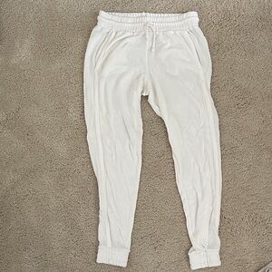 Free People Women's White Jogger Pants